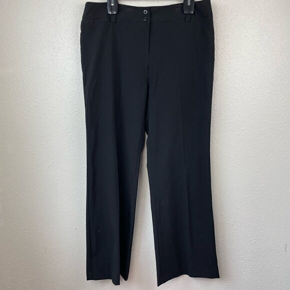 NWT AGB Black Stretch Dress Pants Size 10 - Picture 1 of 6